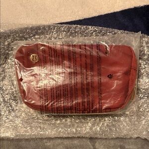 Lululemon BeltBags Maroon Leather Pouch